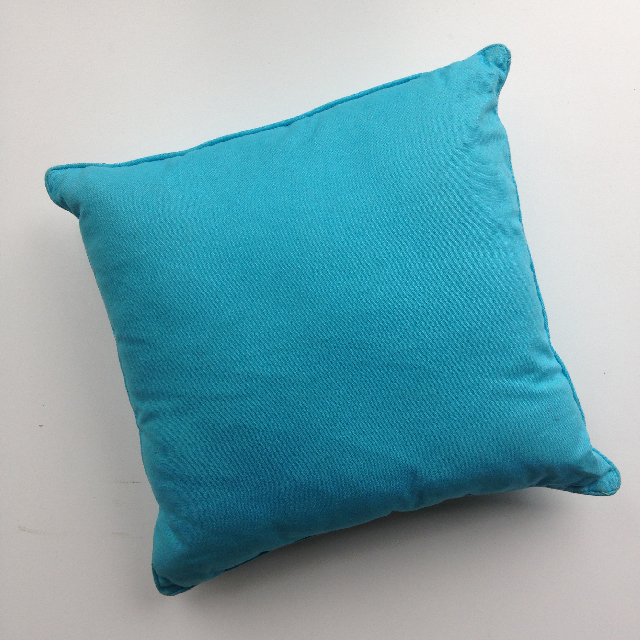 CUSHION, Light Blue Fabric 40cm